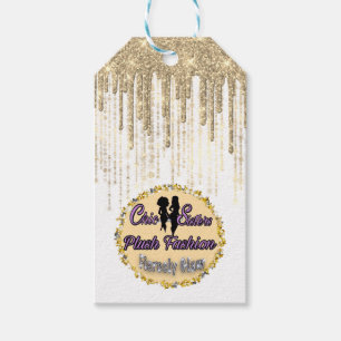 Etiqueta Para Presente Banda de Preço de Vestuário Boutique Unidades Dour