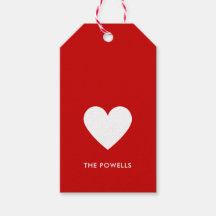 Bandas Brancas Vermelhas e Modernas de Coração Per