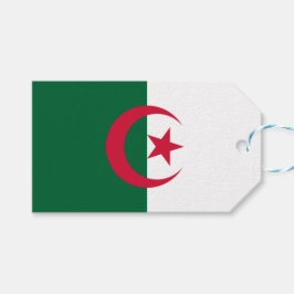 Etiqueta Para Presente Bandeira da Argélia