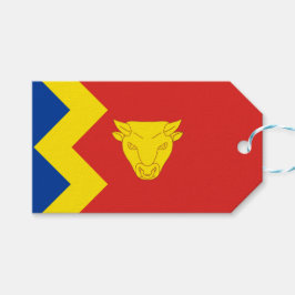 Etiqueta Para Presente Bandeira da Cidade de Birmingham