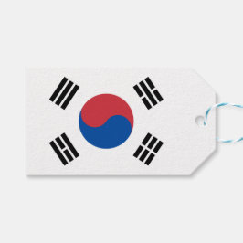 Etiqueta Para Presente Bandeira da Coreia do Sul (ROK)