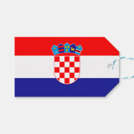 Etiqueta Para Presente Bandeira da Croácia