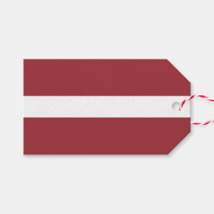 Etiqueta Para Presente Bandeira da Letônia (Letônia)