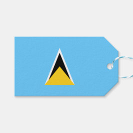 Etiqueta Para Presente Bandeira da Lúcia Santo (Rua Lúcia) (Caribe)