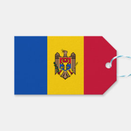 Etiqueta Para Presente Bandeira da Moldávia