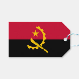 Etiqueta Para Presente Bandeira de Angola