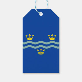 Etiqueta Para Presente Bandeira de Cambridgeshire (distrito do Reino Unid