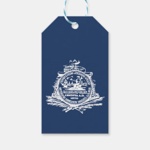 Etiqueta Para Presente Bandeira de Charleston, prestigiada Carolina do Su