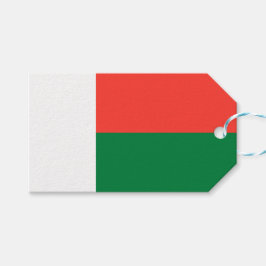Etiqueta Para Presente Bandeira de Madagáscar