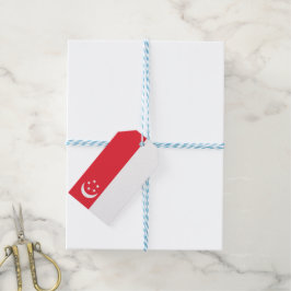 Etiqueta Para Presente bandeira de Singapura