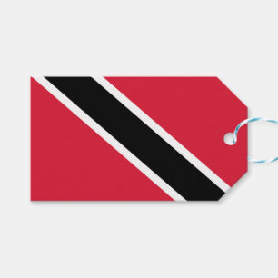 Etiqueta Para Presente Bandeira de Trinidad e Tobago