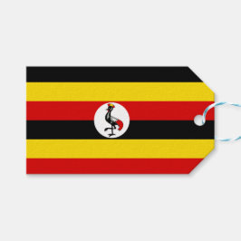 Etiqueta Para Presente Bandeira de Uganda (Uganda)
