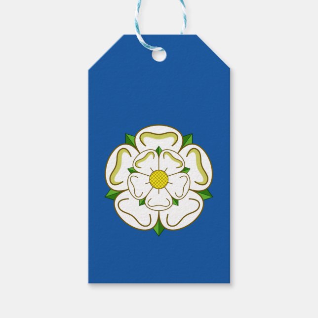 Etiqueta Para Presente Bandeira de Yorkshire (Frente)