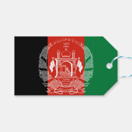 Etiqueta Para Presente Bandeira do Afeganistão