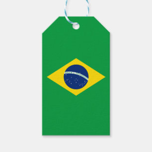 Etiqueta Para Presente Bandeira do Brasil