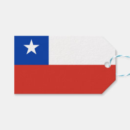 Etiqueta Para Presente Bandeira do Chile