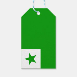 Etiqueta Para Presente Bandeira do Esperanto