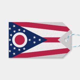 Etiqueta Para Presente Bandeira do Estado de Ohio