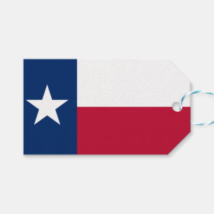 Etiqueta Para Presente Bandeira do Estado Texano (Texas)