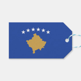 Etiqueta Para Presente Bandeira do Kosovo