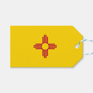 Etiqueta Para Presente Bandeira do Novo México (Estado dos EUA)