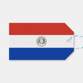 Etiqueta Para Presente Bandeira do Paraguai