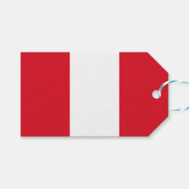 Etiqueta Para Presente Bandeira do Peru