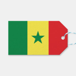 Etiqueta Para Presente Bandeira do Senegal