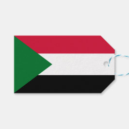 Etiqueta Para Presente Bandeira do Sudão