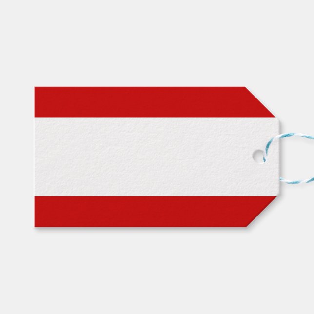 Etiqueta Para Presente Bandeira do Taiti (Frente (horizontal))