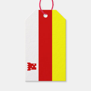 Etiqueta Para Presente Bandeira dos Papais noeis Barbara, California Gift