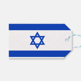 Etiqueta Para Presente Bandeira Israelense (Israel)