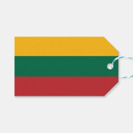 Etiqueta Para Presente Bandeira lituana (Lituânia)