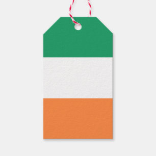 Etiqueta Para Presente Bandeira Nacional da Irlanda, Padrão Irlandês, Est