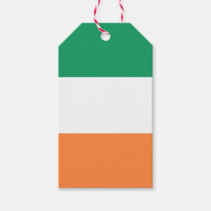Etiqueta Para Presente Bandeira Nacional da Irlanda, padrão irlandês, Est