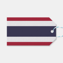 Etiqueta Para Presente Bandeira Tailandesa (Tailândia)
