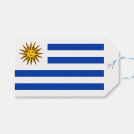 Etiqueta Para Presente Bandeira Uruguaia (Uruguai)