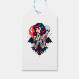 Etiqueta Para Presente Bat Wing Beauty