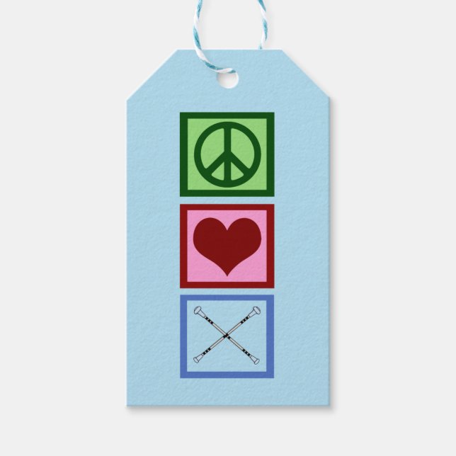 Etiqueta Para Presente Baton Twirling Blue (Frente)