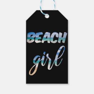 Etiqueta Para Presente Beach Girl