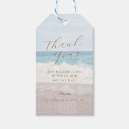 Etiqueta Para Presente Beach Seaside/Oceanside Wedding 
