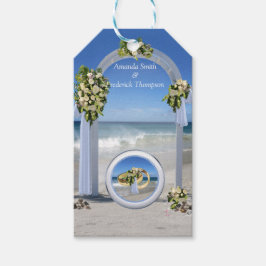 Etiqueta Para Presente Beach Wedding