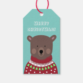 Etiqueta Para Presente Bear Natal