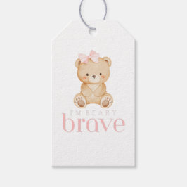 Etiqueta Para Presente beary brave childhood cancer sick kids cute