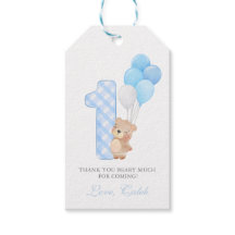 Beary First Teddy Bear Boy Festa de aniversário