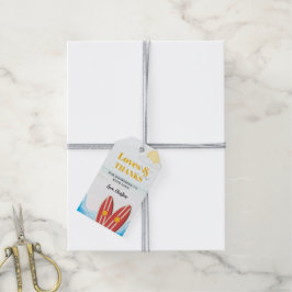 Etiqueta Para Presente Bebê na praia conselho obrigado você