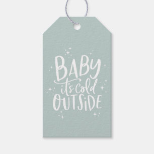 Etiqueta Para Presente Bebê seu feriado exterior frio