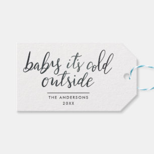 Etiqueta Para Presente Bebê seu roteiro escrito à mão da parte externa