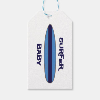 Etiqueta Para Presente Bebê Surfer Azul