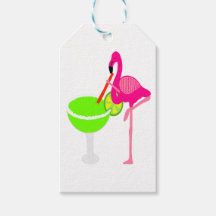 Bebendo Flamingo engraçado a Margarita